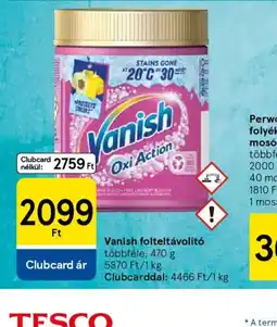 Tesco Vanish folteltávolít ajánlat