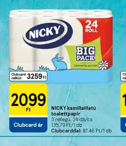 Tesco NICKY toalettpapír ajánlat