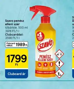 Tesco SZAVO penész elleni szer ajánlat
