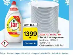 Tesco Jar kézi mosogatszer ajánlat