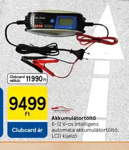 Tesco Akkumulátortöltő ajánlat