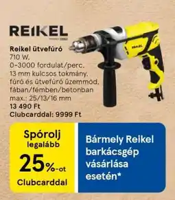 Tesco Reikel ütvefúró ajánlat