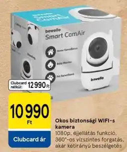 Tesco Okos biztonsági WIFI-s kamera ajánlat