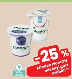 Interspar Minden PlantON növényi gurt árából ajánlat