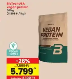 Interspar BioTechUSA vegán protein ajánlat