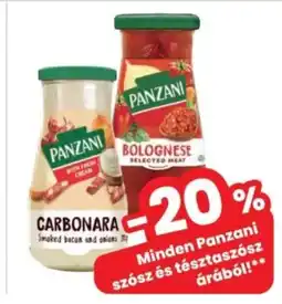 Interspar Minden Panzani szósz és tésztaszósz ajánlat