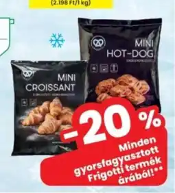 Interspar Minden gyorsfagyasztott Frigotti termék árából! ajánlat