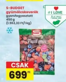 Interspar S-BUDGET gyümölcskeverék ajánlat