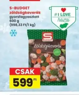 Interspar S-BUDGET zöldségkeverék ajánlat