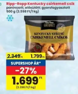 Interspar Ripp-Ropp Kentucky csirkemell csík ajánlat
