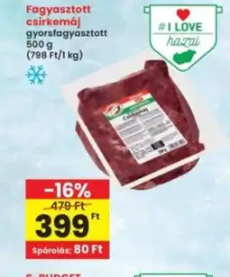 Interspar Fagyasztott csirkemáj ajánlat