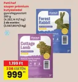 Interspar PetChef szuper prémium kutyaeledel ajánlat