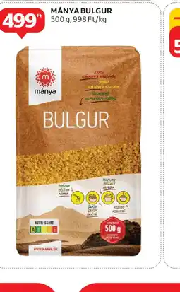 Auchan MÁNYA BULGUR ajánlat