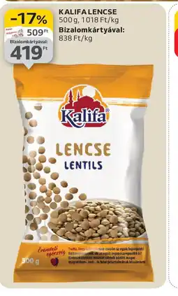 Auchan KALIFA LENCSE ajánlat