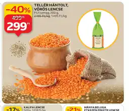 Auchan TELLÉR HÁNTOLT VÖRÖS LENCSE ajánlat