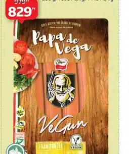 Auchan PÁPAI ÍZEK VEGÁN FRANKFURTER ajánlat