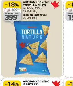 Auchan AUCHAN TORTILLA CHIPS ajánlat