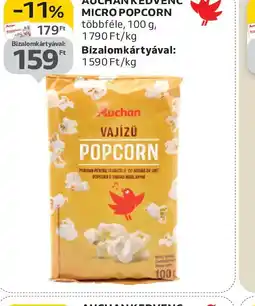 Auchan AUCHAN MICRO POPCORN ajánlat