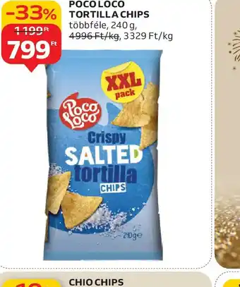 Auchan POCO LOCO TORTILLA CHIPS ajánlat