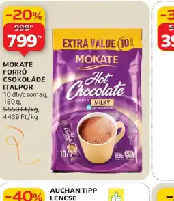 Auchan MOKATE FORR CSOKOLÁDÉ ITALPOR ajánlat