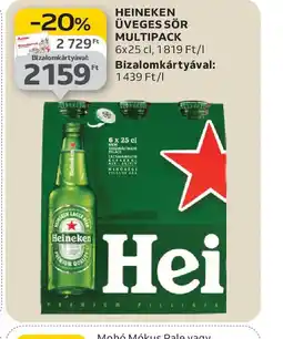 Auchan HEINEKEN ÜVEGES SÖR MULTIPACK ajánlat