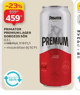 Auchan PRIMATOR PREMIUM LAGER SÖR ajánlat