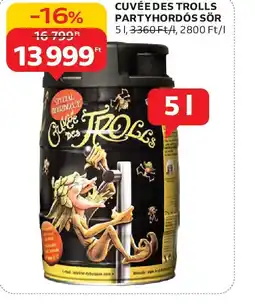 Auchan CUVÉE DES TROLLS PARTYHORDS SÖR ajánlat