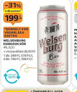 Auchan WELSENBURG DOBOZOS SÖR ajánlat