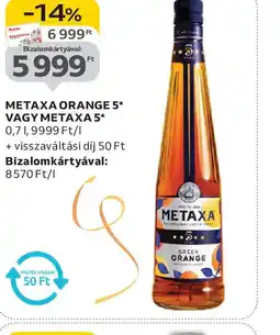 Auchan METAXA ORANGE 5 ajánlat