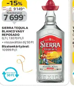 Auchan SIERRA TEQUILA ajánlat