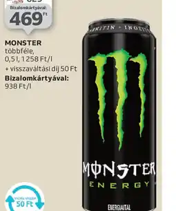 Auchan MONSTER energiaital ajánlat