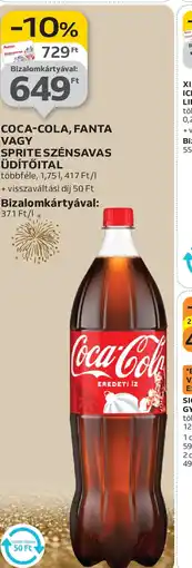Auchan COCA-COLA, FANTA, SPRITE ÜDÍTŐITAL ajánlat