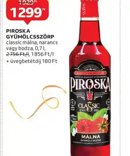 Auchan PIROSKA GYÜMÖLCSSZÖRP ajánlat