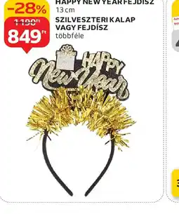 Auchan HAPPY NEW YEAR FEJDÍSZ ajánlat