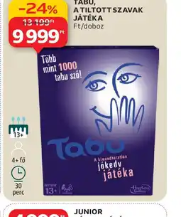 Auchan TABU A TILTOTT SZAVAK JÁTÉKA ajánlat