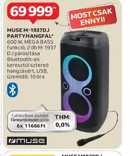 Auchan MUSE M-1937DJ PARTYHANGFAL ajánlat