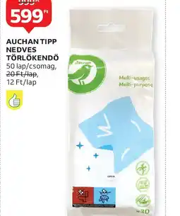 Auchan AUCHAN TIPP NEDVES TÖRLŐKENDŐ ajánlat