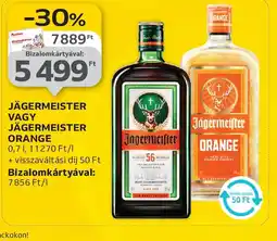 Auchan JÄGERMEISTER likőr ajánlat