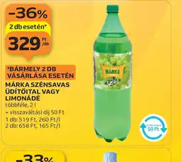Auchan MÁRKA SZÉNSAVAS ÜDÍTŐITAL ajánlat