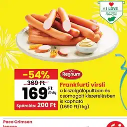 Spar Regnum Frankfurti virsli ajánlat