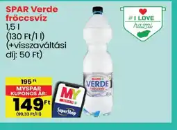 Spar SPAR Verde fröccsvíz ajánlat