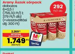 Spar Arany Ászok sörpack ajánlat