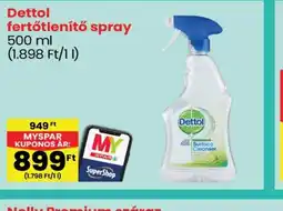Spar Dettol fertőtlenítő spray ajánlat