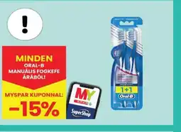 Spar Oral-B manuális fogkefe ajánlat