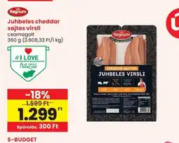 Spar Regnum Juhbeles cheddar virsli ajánlat