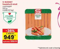 Spar S-BUDGET frankfurti virsli ajánlat