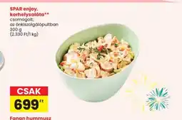 Spar SPAR enjoy. korhelysálata ajánlat