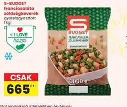 Spar S-BUDGET franciasaláta zöldségkeverék ajánlat