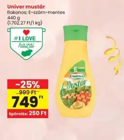 Spar Univer mustár ajánlat