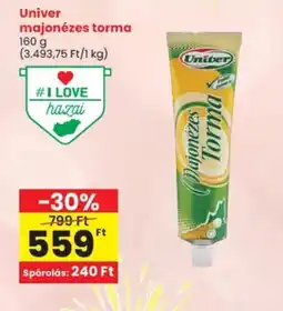 Spar Univer majonézes torma ajánlat